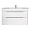 Тумба под раковину Dreja Prime 90 99.9302 подвесная, Белый глянец 99.9302