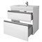 Тумба под раковину Dreja Grace Plus 60 99.0904, белый глянец 99.0904