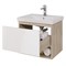 Тумба под раковину Dreja Perfecto 60 99.0811 подвесная Дуб эврика, Белый 99.0811