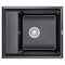 Кухонная мойка Granula KS-6004 6004sv, шварц 6004, ШВАРЦ - фото 553341