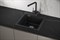 Кухонная мойка Granula Estetica ES-4701 4701, Шварц, шварц (чёрный металлик) 4701, ШВАРЦ