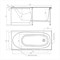 Акриловая ванна Alex Baitler Nemi 170х75, без гидромассажа NEMI 170*75