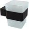 Стакан Lemark Smooth Line, 9732014, держатель черный матовый 9732014 - фото 560267