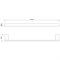 Полотенцедержатель Lemark Smooth Line, 9786024, 61 см, PVD графит 9786024