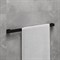 Полотенцедержатель Lemark Smooth Line, 9782023, 61 см, черный матовый 9782023
