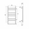 Водяной полотенцесушитель Point Аврора PN10558 П7 500x800 с боковым подключением Хром PN10558