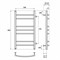 Водяной полотенцесушитель Point Альфа PN05558 П7 500x800 с боковым подключением Хром PN05558