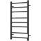 Электрический полотенцесушитель Point Аврора PN10858B П8 500x800 диммер справа Черный PN10858B