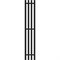 Электрический полотенцесушитель Point Гермес PN13832B П3 180x1200 диммер справа Черный PN13832B
