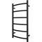 Электрический полотенцесушитель Point Афина PN04848B П6 400x800 диммер справа Черный PN04848B