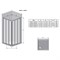 Душевая дверь Ravak Supernova ASRV3-80 198 15V40UR2Z1 профиль Сатин стекло Transparent 15V40UR2Z1