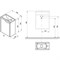 Тумба под раковину Ravak SD Classic 40 L X000001484 подвесная Белая глянцевая X000001484