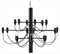 Подвесная люстра Loft it Gino 10196/650 Black 10196/650 Black - фото 863368