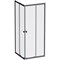 Душевой уголок AM.PM Sunny 80х80 W87G-403-8080-BT профиль Черный матовый стекло прозрачное W87G-403-8080-BT