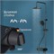 Душевая система AM.PM X-Joy F0785A722 Черная матовая F0785A722