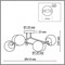 Люстра на штанге Lumion Melody 6581/6C lmn_6581_6c