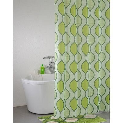 Штора для ванной комнаты 200*200 см полиэстер Curved Lines green IDDIS 402P20RI11 (402P20RI11) 402P20RI11 - фото 260380