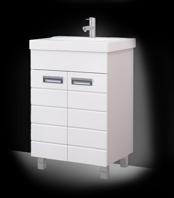 Тумба RAVAL Kub 50 напольная белая Kub.01.50/N/W (Kub.01.50/N/W) Kub.01.50/N/W - фото 284602