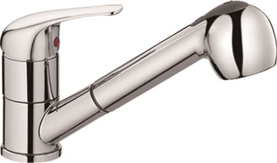 Смеситель для кухни RUSH Corsica CO4240-25 выдвижной излив хром (CO4240-25) CO4240-25 - фото 293928