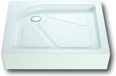Душевой поддон BRAVAT Type-S2 квадратный с регулируемыми по высоте ножками с сифоном в комплект 900x900x140  (P19) P19 - фото 301048
