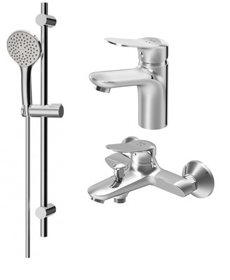 Комплект смесителей AM.PM Sunny F40985C00, Хром F40985C00 - фото 349379