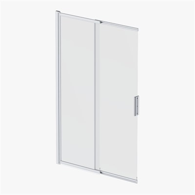 Шторка на ванну AM.PM Like W80S-100PS-150MT 100x150 профиль, Хром матовый стекло прозрачное W80S-100PS-150MT - фото 349390