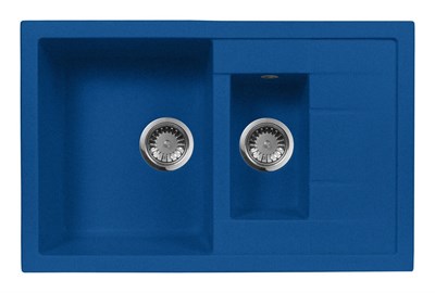 Мойка кухонная AquaGranitEx M-21K (323) синий - фото 382019