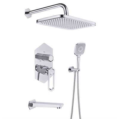 Душевая система Lemark Prizma LM3922C, хром LM3922C - фото 441057