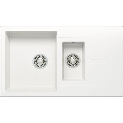 Кухонная мойка Polygran Brig-870 №36 627390, Белый хлопок 627390 - фото 444799