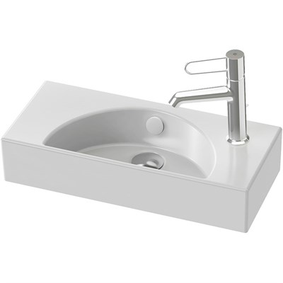 Раковина Jacob Delafon Odeon Rive Gauche 50 R EGO112-56-00 Белая EGO112-56-00 - фото 448277