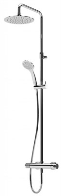 Душевая система Cezares LEAF-CDA-30-NOP Черная матовая LEAF-CDA-30-NOP - фото 460928