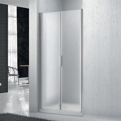 Душевая дверь BelBagno Sela 100 SELA-B-2-100-P-Cr профиль Хром стекло рифленое SELA-B-2-100-P-Cr - фото 469378