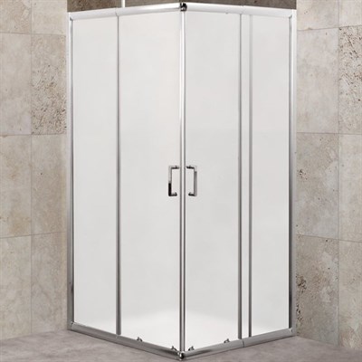 Душевой уголок BelBagno Unique 100х100 UNIQUE-A-2-85/100-M-Cr профиль Хром стекло матовое UNIQUE-A-2-85/100-M-Cr - фото 472039