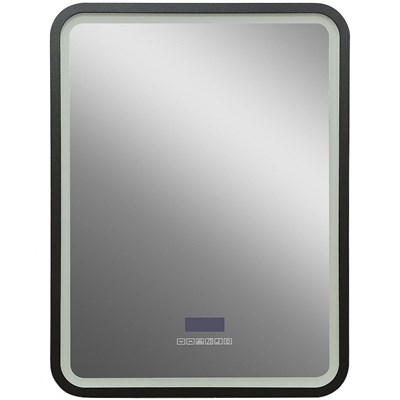 Зеркало Art&Max Genova AM-Gen-600-800-S-F-MFP с подсветкой с музыкальным блоком Черное AM-Gen-600-800-S-F-MFP - фото 473356