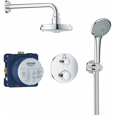 Душевая система Grohe Grohtherm 34735000 с термостатом Хром gr_34735000 - фото 484847