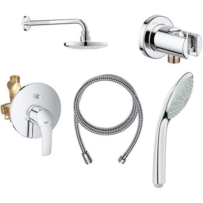 Душевая система Grohe Eurosmart 124440 Хром - фото 486361