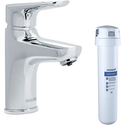 Смеситель для раковины Swedbe Venado Plus K1615S с фильтром Хром sw_K1615S - фото 514262