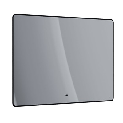 Зеркало Lemark Mioblack 120 х 80 см, с подсветкой, с подогревом, рама черная, LM120ZM-black LM120ZM-black - фото 541081