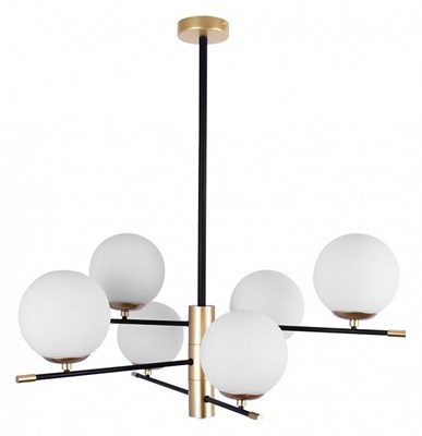 Люстра на штанге Arte Lamp Arkab A2225LM-6BK AR_A2225LM-6BK - фото 865137