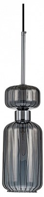 Подвесной светильник Escada Gloss 1141/1S Chrome/Smoke ESC_1141_1S_Chrome_Smoke - фото 884960