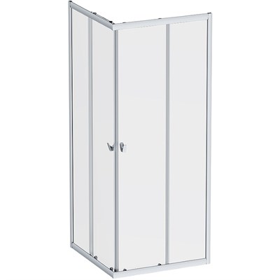 Душевой уголок AM.PM Sunny 80х80 W87G-403-8080-MT профиль Хром матовый стекло прозрачное W87G-403-8080-MT - фото 885148