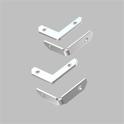 Комплект угловых соединителей трека SMART ONE, алюминий TR2027-AL DK_TR2027-AL