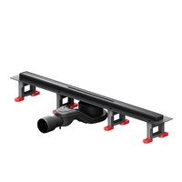 Душевой лоток AM.PM MasterFlow 60 W01SC-S11-060-05BM с Черной матовой решеткой Slim line W01SC-S11-060-05BM