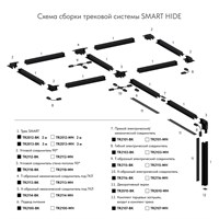 Экран для шинопроводов Denkirs TR2010-WH dk_TR2010-WH