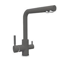 Смеситель для кухни с подключением фильтра Florentina АЛЬДО 333.40H.2123.307, серый шёлк 333.40H.2123.307
