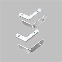 Комплект угловых соединителей трека SMART ONE, алюминий TR2027-AL DK_TR2027-AL