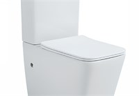 Унитаз компакт Aquatek Либра New AQ1263N-00 Белый с бачком и сиденьем Микролифт AQ1263N-00