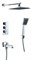 Душевая система Timo Tetra-thermo 3-х режимная с термостатом (SX-0199/00SM chrome) SX-0199/00SM - фото 262014