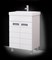 Тумба RAVAL Kub 50 напольная белая Kub.01.50/N/W (Kub.01.50/N/W) Kub.01.50/N/W - фото 284602