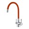Смеситель Lemark Comfort LM3075C-Orange для кухонной мойки, с подключением к фильтру питьевой воды, хром/оранжевый LM3075C-Orange - фото 364974